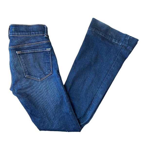 J Brand Low Rise Heartbreaker Jeans Womens 25x31 Dark Wash Stretch - Picture 1 of 6